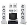 Домашний кинотеатр 5.1 KEF Q550 SATIN WHITE + AV-ресивер Onkyo TX-NR696 B M3